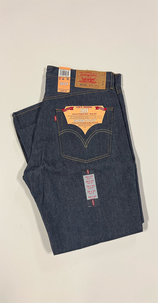LEVI’s 501xx 36x30 Shrink-to-fit Denim Jeans Deadstock