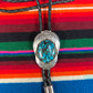 Navajo Turquoise and Sterling Bolo by Ben Begaye