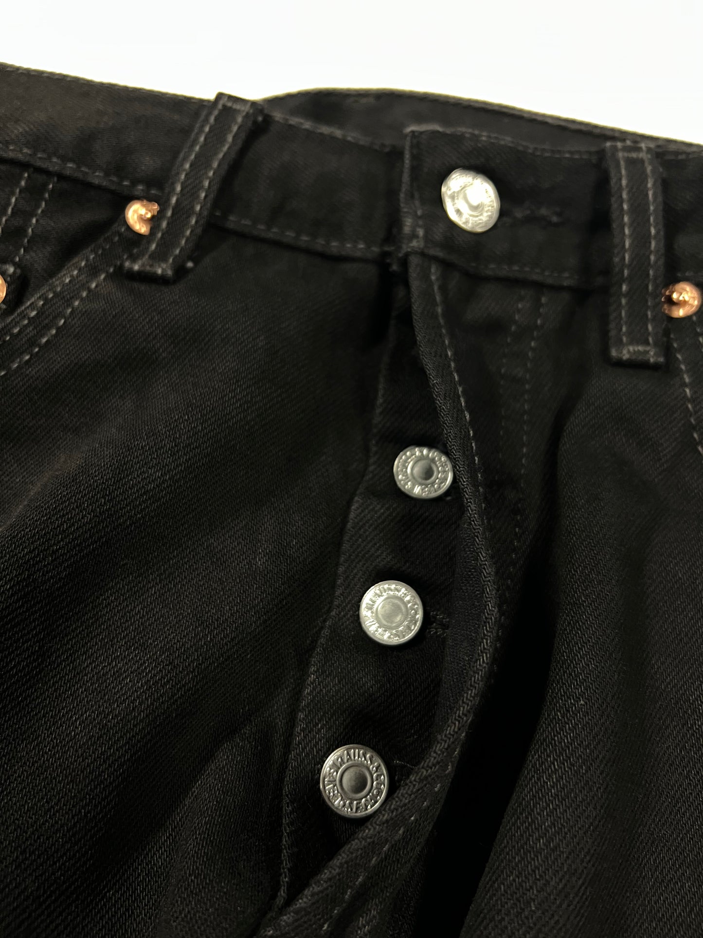 LEVI’s Black 501's 32x34 Preshrunk Denim Jeans