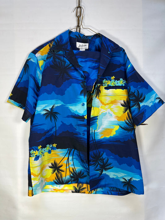Helena’s Hawaiian Shirt sz M & Trunks sz 30