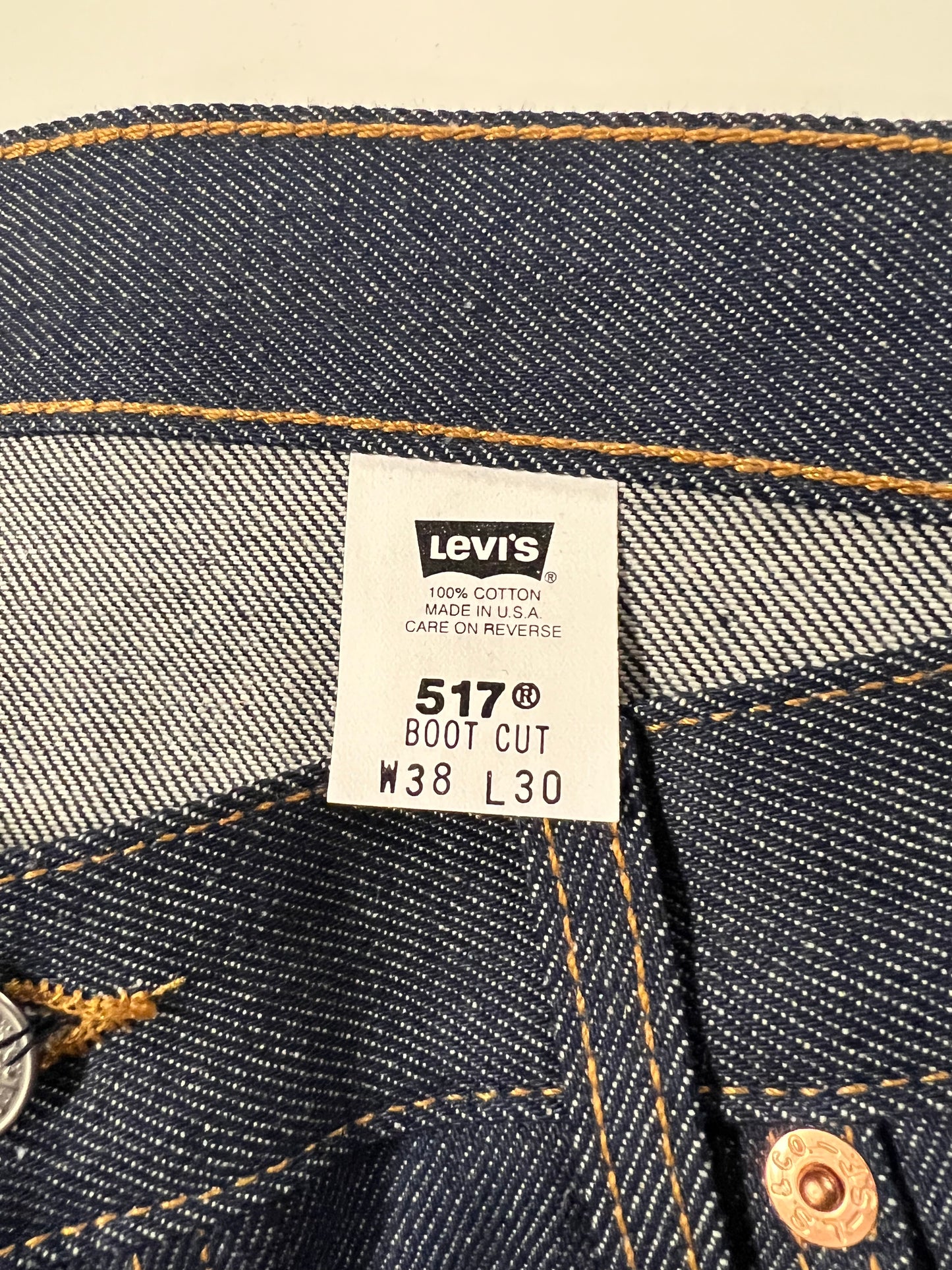 LEVI’s 517 38x30 USA made Denim Jeans